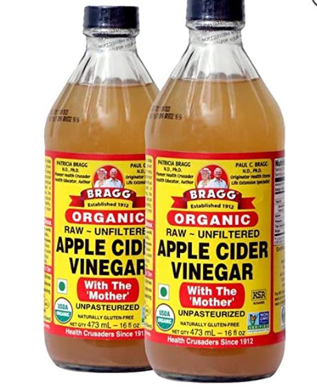 how to get wax out of hair: Vinegar Apple Cider Organic