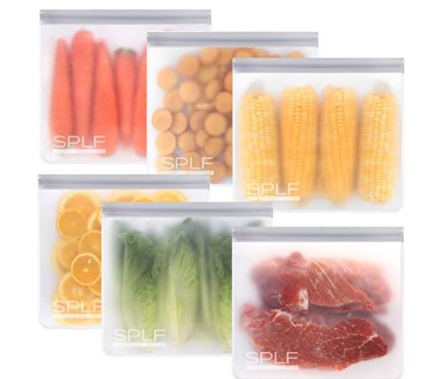 how to keep biscuits fresh: Freezer Bags, Extra Thick Reusable Storage