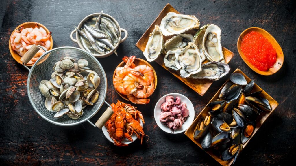 Different Types of Shellfish