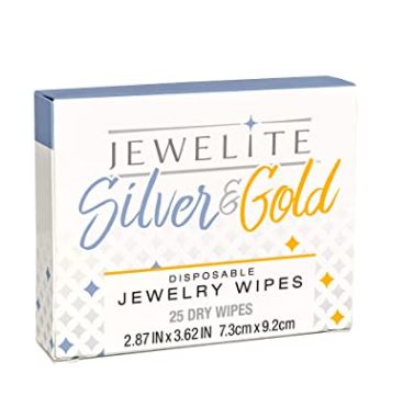 how to clean earrings: Silver & Gold Dry Disposable Jewelry Wipes