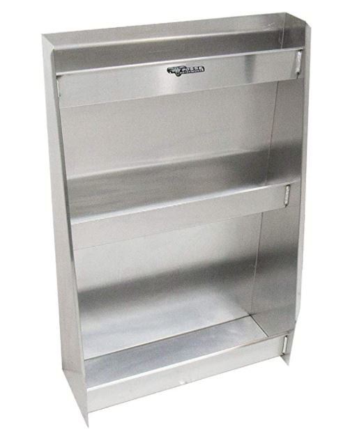 Enclosed Trailer Shelving Ideas: Variety Shelf Cabinet Aluminum Enclosed