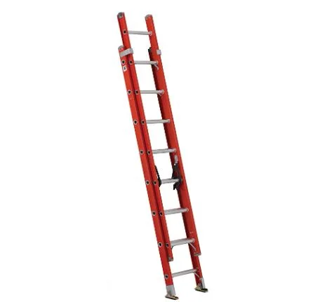 Different types of ladders: fiberglass extension ladder