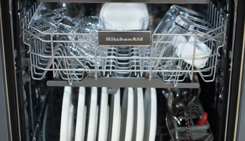 how to clean Kitchenaid dishwasher