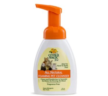 how to clean a hamster cage: Citrus Magic Pet Foaming Pet Cleanser