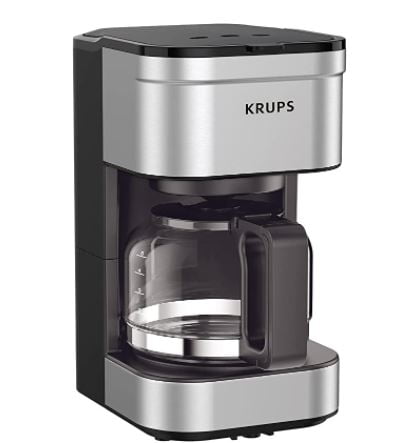 types of coffee makers: KRUPS Compact Filter Drip Coffee Maker