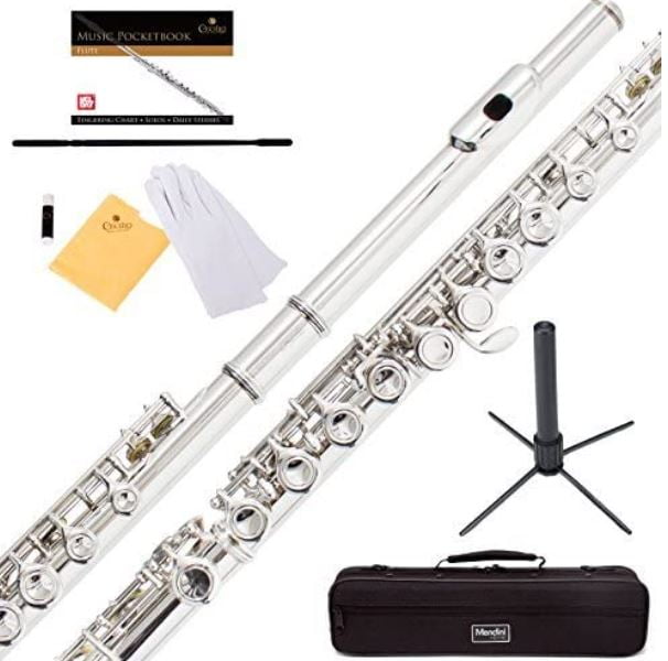 types of flutes: Nickel Plated Closed Hole C Flute